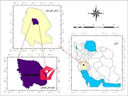 دانلود نقشه موقعیت شهرستان شوشتر