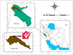 دانلود نقشه موقعیت شهرستان ایلام