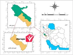 دانلود نقشه موقعیت شهرستان دهلران