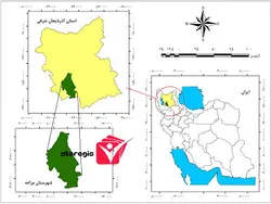 دانلود نقشه موقعیت شهرستان مراغه