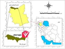 دانلود نقشه موقعیت شهرستان جلفا