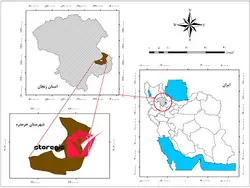 دانلود نقشه موقعیت شهرستان خرمدره