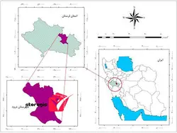 دانلود نقشه موقعیت شهرستان دورود