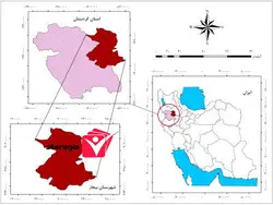 دانلود نقشه موقعیت شهرستان بیجار