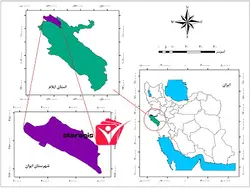 دانلود نقشه موقعیت شهرستان ایوان