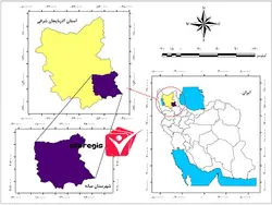 دانلود نقشه موقعیت شهرستان میانه