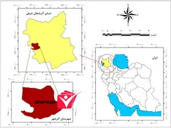 دانلود نقشه موقعیت شهرستان آذرشهر