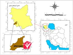 دانلود نقشه موقعیت شهرستان بناب