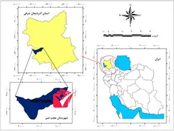 دانلود نقشه موقعیت شهرستان عجب شیر
