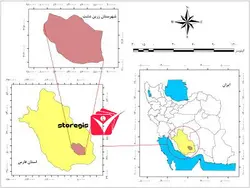 دانلود نقشه موقعیت شهرستان زرین دشت