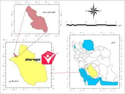 دانلود نقشه موقعیت شهرستان رستم