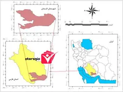 دانلود نقشه موقعیت شهرستان لارستان