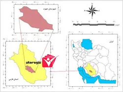 دانلود نقشه موقعیت شهرستان جهرم