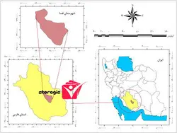 دانلود نقشه موقعیت شهرستان فسا
