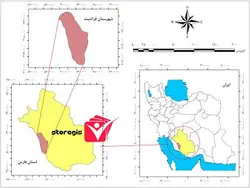 دانلود نقشه موقعیت شهرستان فراشبند