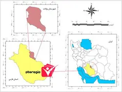 دانلود نقشه موقعیت شهرستان بوانات