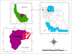 دانلود نقشه موقعیت شهرستان رشت