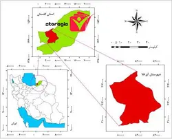دانلود نقشه موقعیت شهرستان آق قلا