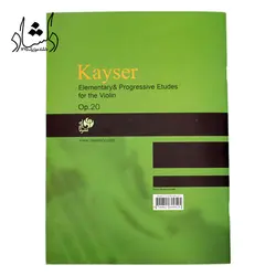 خرید و قیمت کتاب کایزر - 36 اتود مقدماتی تا پیشبردی برای ویولن - هاینریش ارنست کایزر - اپوس 20 بهترین کیفیت و ارسال رایگان - دلشاد موزیک