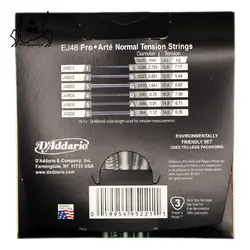 خرید و قیمت سیم گیتار کلاسیک D`adario-Ej48 (غیر اصل) بهترین کیفیت و ارسال رایگان - دلشاد موزیک
