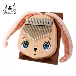 خرید و قیمت کالیمبا بلوط طرح خرگوش بهترین کیفیت و ارسال رایگان - دلشاد موزیک