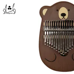 خرید و قیمت کالیمبا بلوط طرح خرس بهترین کیفیت و ارسال رایگان - دلشاد موزیک