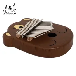 خرید و قیمت کالیمبا بلوط طرح خرس بهترین کیفیت و ارسال رایگان - دلشاد موزیک