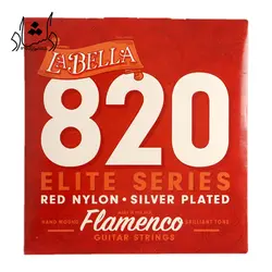 خرید و قیمت سیم گیتار فلامینکو لابلا La Bella-820 طرح اصلی (غیر اورجینال) بهترین کیفیت و ارسال رایگان - دلشاد موزیک