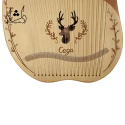 خرید و قیمت چنگ رومی Cega سگا 19 سیم خرید قسطی با بهترین کیفیت - دلشاد موزیک