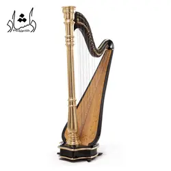 خرید و قیمت چنگ وینا Golden Black خرید قسطی با بهترین کیفیت - دلشاد موزیک