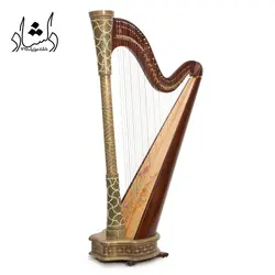 خرید و قیمت چنگ اهورا مدل خاتم کاری خرید قسطی با بهترین کیفیت - دلشاد موزیک