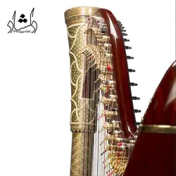 خرید و قیمت چنگ اهورا مدل خاتم کاری خرید قسطی با بهترین کیفیت - دلشاد موزیک