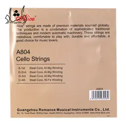 خرید و قیمت سیم ویولن سل آلیس Alice A804 خرید قسطی با بهترین کیفیت - دلشاد موزیک