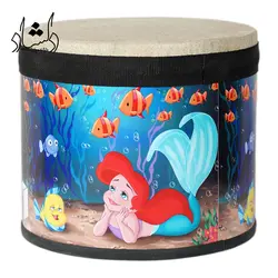 خرید و قیمت طبلک کودک طرح پری دریایی خرید قسطی با بهترین کیفیت - دلشاد موزیک