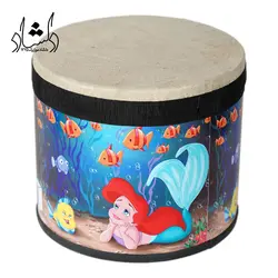 خرید و قیمت طبلک کودک طرح پری دریایی خرید قسطی با بهترین کیفیت - دلشاد موزیک