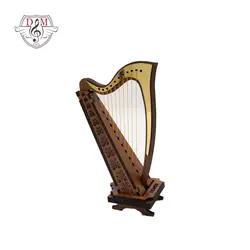 خرید و قیمت چنگ دکوری مینیاتوری بهترین کیفیت و ارسال رایگان - دلشاد موزیک