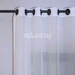پرده آماده حریر ساده گارنت HSD200