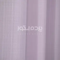 پرده آماده حریر بافت دار صورتی