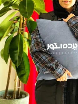 روکش کوسن کتان گارنت آبی نفتی CU-N 601