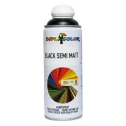 اسپری رنگ دوپلی کالر مشکی نیمه مات black semi matt