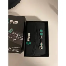 مجموعه آچار جغجغه ای با 26 قطعه ورا مدل Wera 26 Piece Kraftform Zyklop Speed 1/4