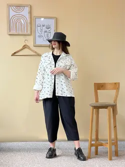 مانتو شومیزی لنین نچرال کد 1275