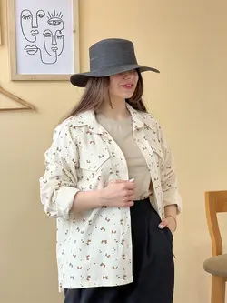 مانتو شومیزی لنین نچرال کد 1275