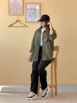 شومیز لنین دو جیب کد 1278