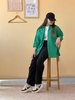 شومیز لنین دو جیب کد 1278