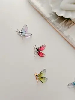 گلسینه شیشه رنگی پروانه و زنبور