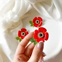 گلسینه گل چهاربرگ قرمز