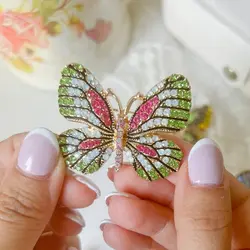 گلسینه پروانه نگین رنگی