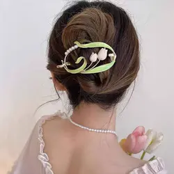 مجموعه گیره چفتی و دم اسبی گل لی لی(zaya)