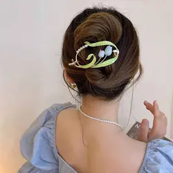 مجموعه گیره چفتی و دم اسبی گل لی لی(zaya)